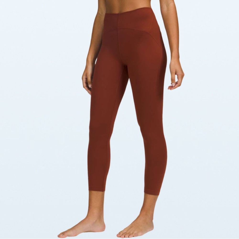 Lululemon (Like New) Instill High-Rise Tight 25" in Date Brown, Size 2